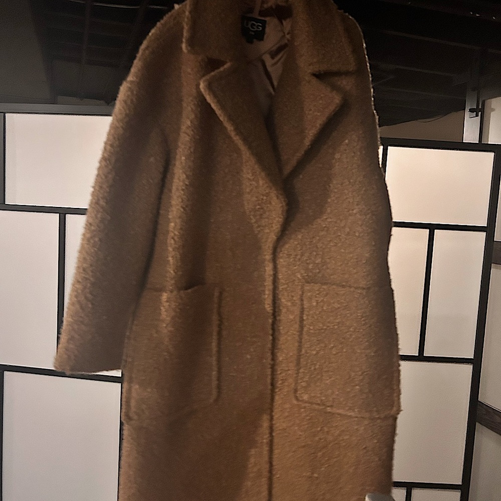 Ugg long camel tan colored long dress & never worn outside